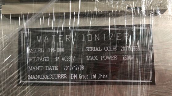 Endüstriyel Su İyonlaştırıcısı 1000L/h Alkali Asitli Paslanmaz Çelik
