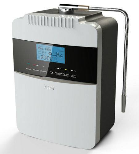 AC220V 60Hz Taşınabilir Su Ionizer Akrilik Dokunmatik Panel Alkali Su Makinesi